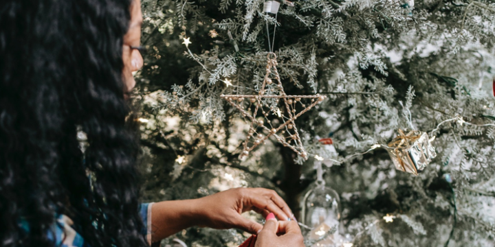 Celebrate Your Baby’s First Christmas with Flocked Artificial Christmas Trees